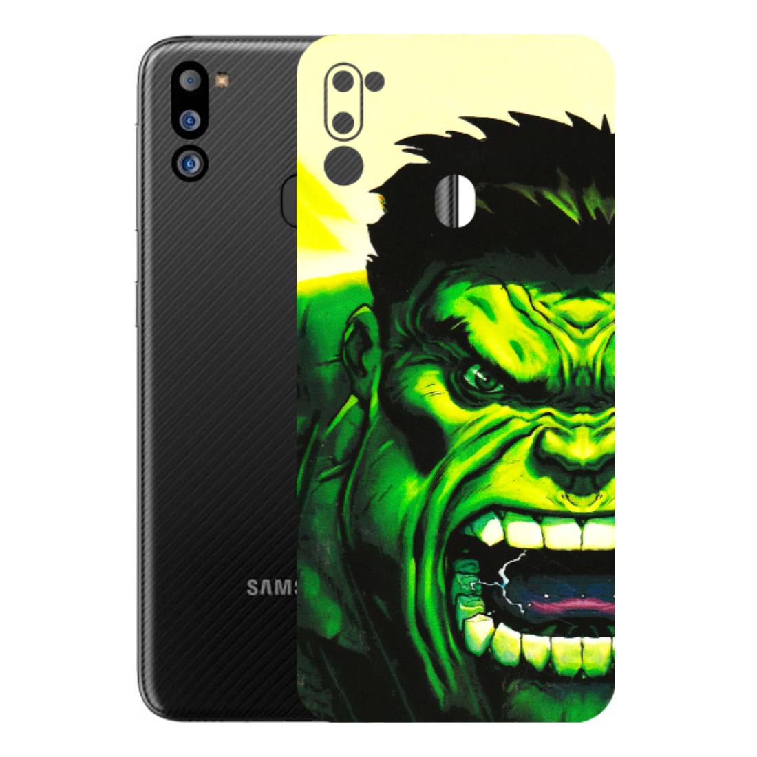Samsung M/F/Note/Flip and C Phone Skins (All Models) - Hulk - 3D Embossed Finish (L-180) Samsung Galaxy M21 2021