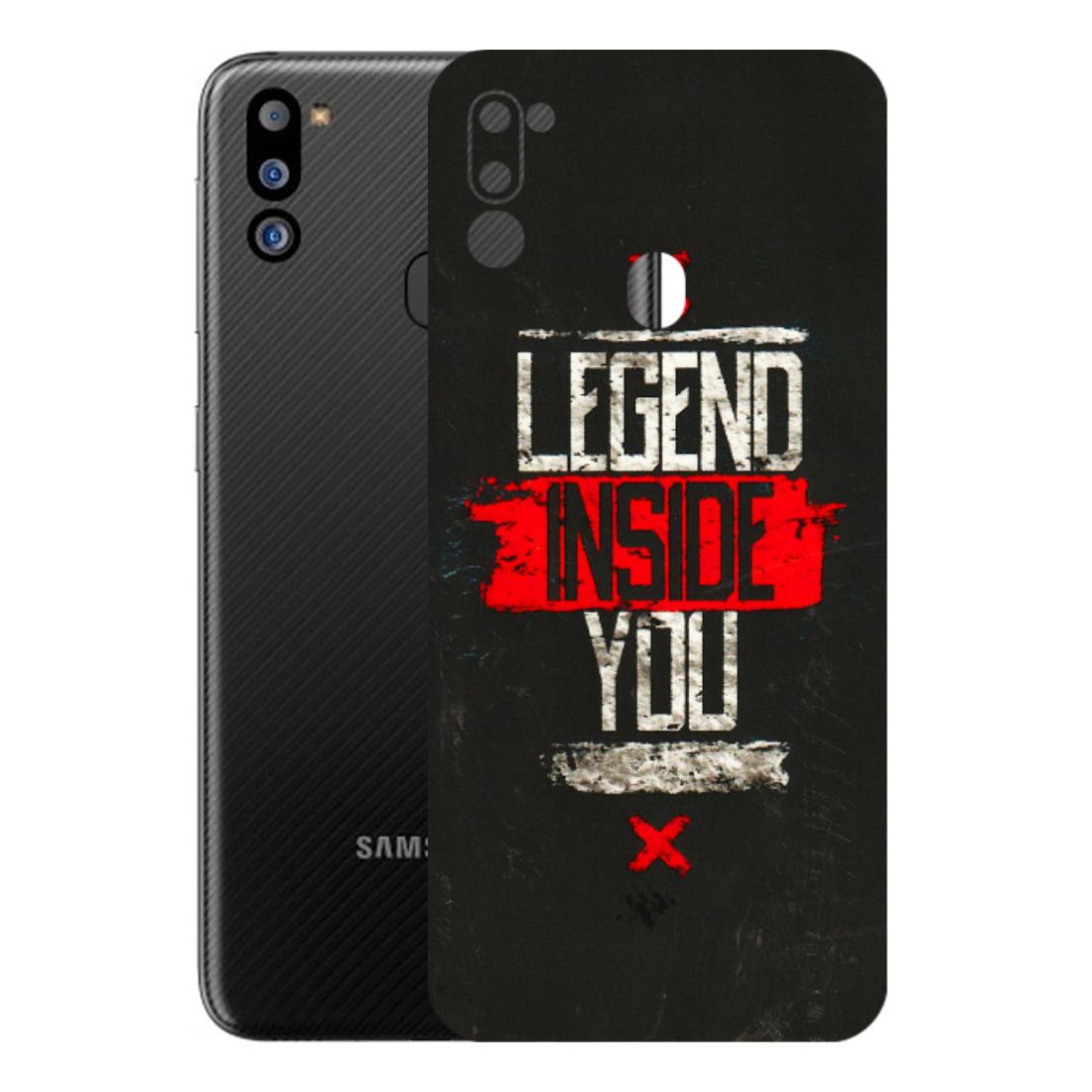 Samsung M/F/Note/Flip and C Phone Skins (All Models) - Legend Inside You - 3D Embossed Finish (L-186) Samsung Galaxy M21 2021