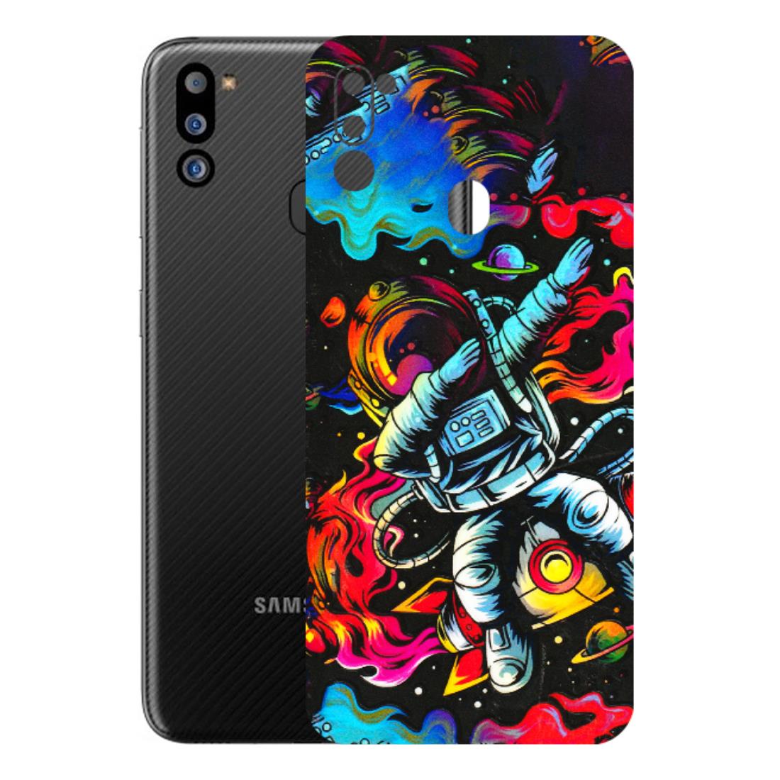 Samsung M/F/Note/Flip and C Phone Skins (All Models) - Astronaut Dope - 3D Embossed Finish (L-191) Samsung Galaxy M21 2021
