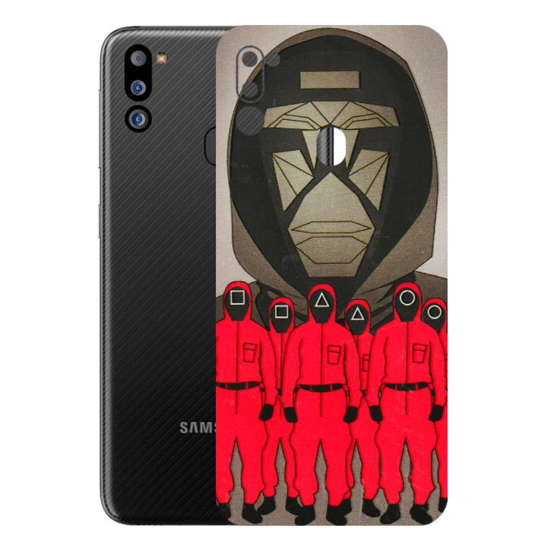 Samsung M/F/Note/Flip and C Phone Skins (All Models) - Squid Game Hero - 3D Embossed Finish (L-245) Samsung Galaxy M21 2021