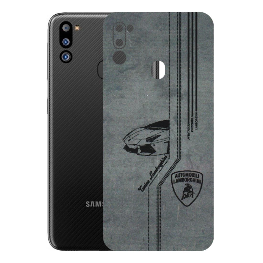 Samsung M/F/Note/Flip and C Phone Skins (All Models) - New Lamborgini Aventador - 3D Embossed Finish (L-321) Samsung Galaxy M21 2021