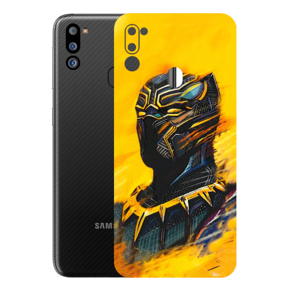 Samsung M/F/Note/Flip and C Phone Skins (All Models) - Yellow Panther - 3D Embossed Finish (L-54) Samsung Galaxy M21 2021