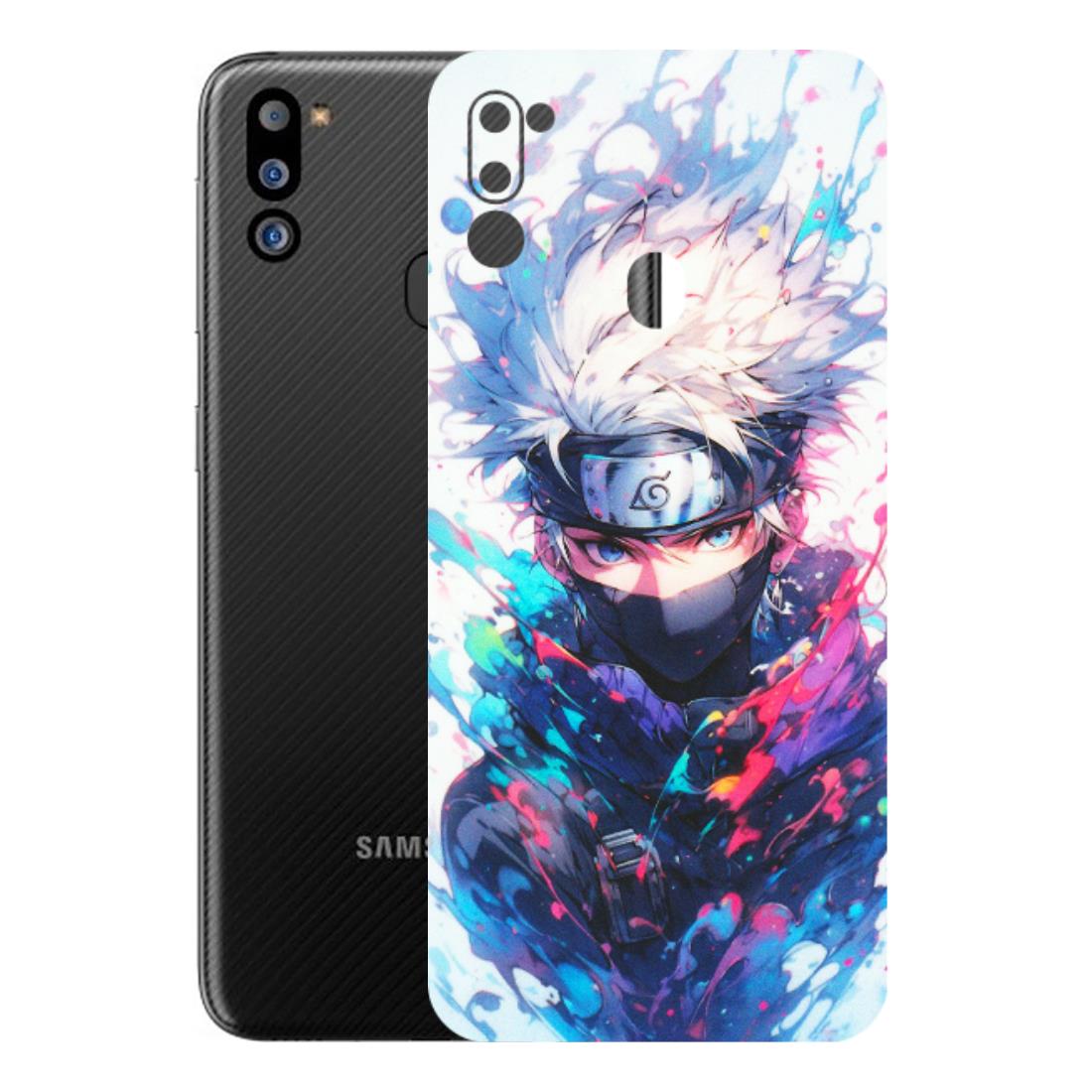 Samsung M/F/Note/Flip and C Phone Skins (All Models) - Naruto Face Mask - Matte Finish (M-03) Samsung Galaxy M21 2021