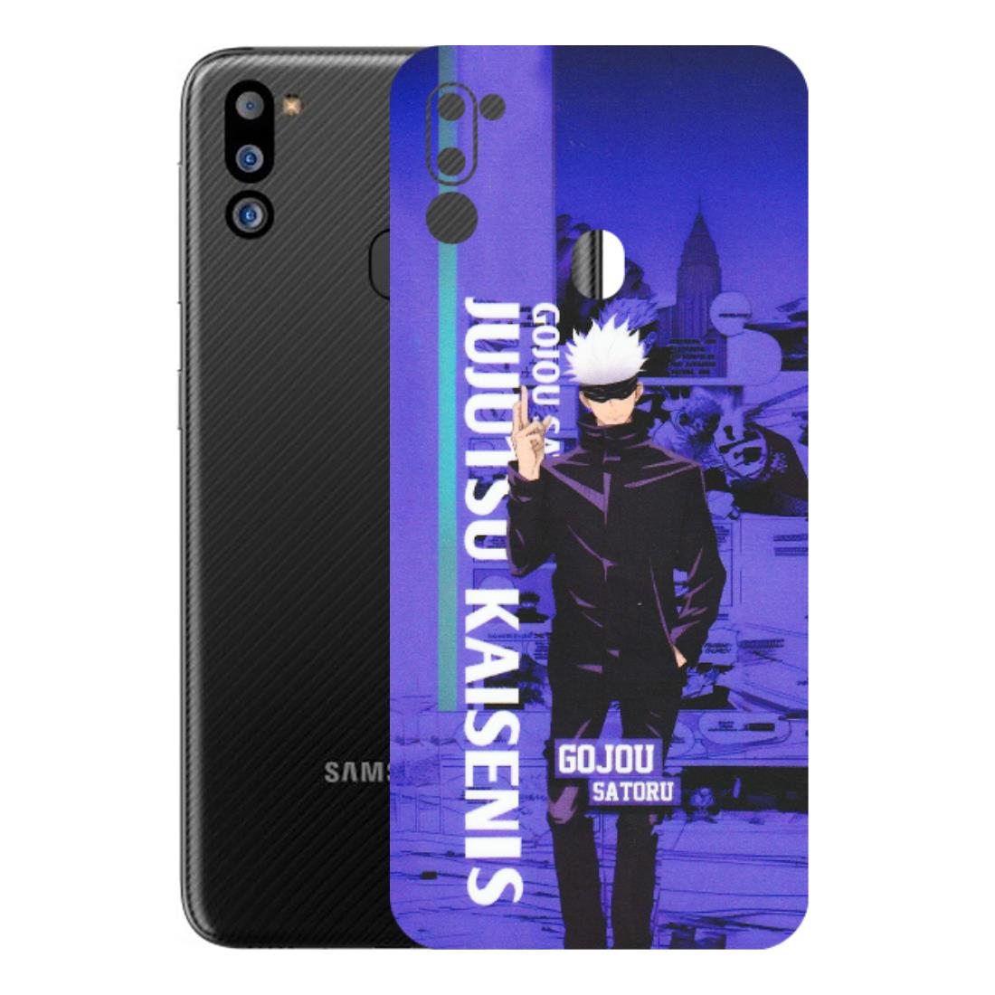 Samsung M/F/Note/Flip and C Phone Skins (All Models) - Jujutsu Kaisen Gojo - Matte Finish (M-05) Samsung Galaxy M21 2021