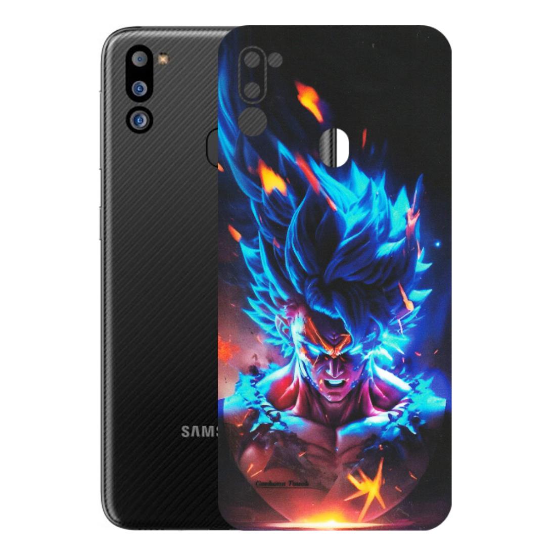 Samsung M/F/Note/Flip and C Phone Skins (All Models) - Angry Goku Dragon Ball Anime - Matte Finish (M-150) Samsung Galaxy M21 2021