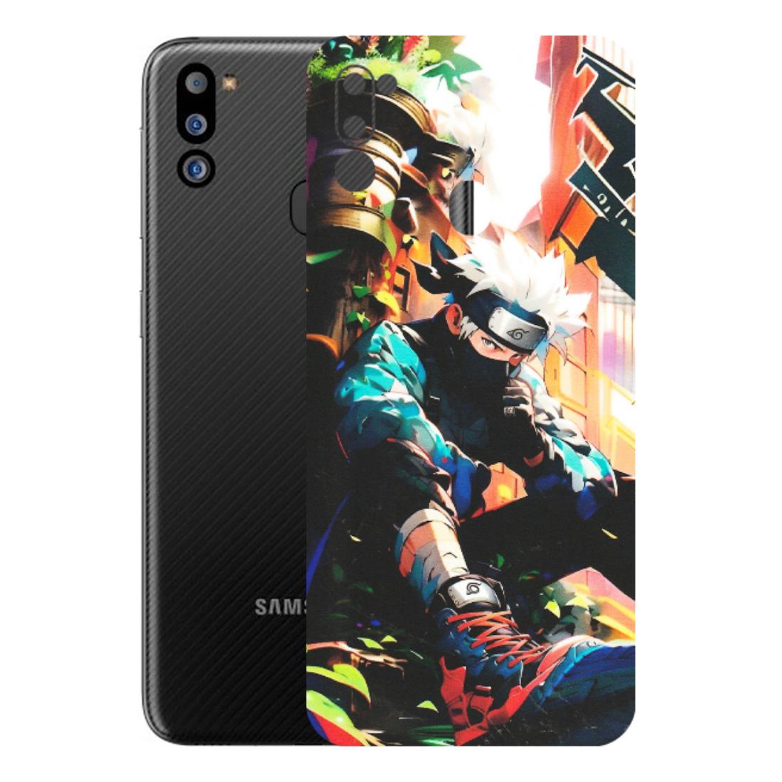 Samsung M/F/Note/Flip and C Phone Skins (All Models) - Ash & Pikachu - Matte Finish (M-26) Samsung Galaxy M21 2021