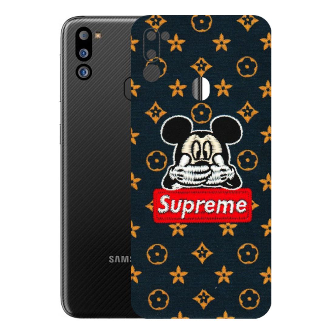 Samsung M/F/Note/Flip and C Phone Skins (All Models) - Mickey Supreme - Matte Finish (M-83) Samsung Galaxy M21 2021
