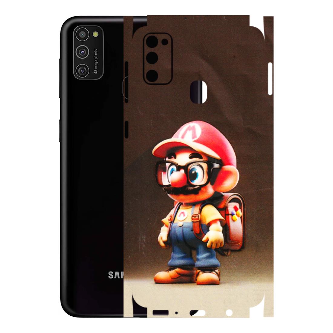Samsung M/F/Note/Flip and C Phone Skins (All Models) - Little Mario - 3D Embossed Finish (L-119) Samsung Galaxy M21