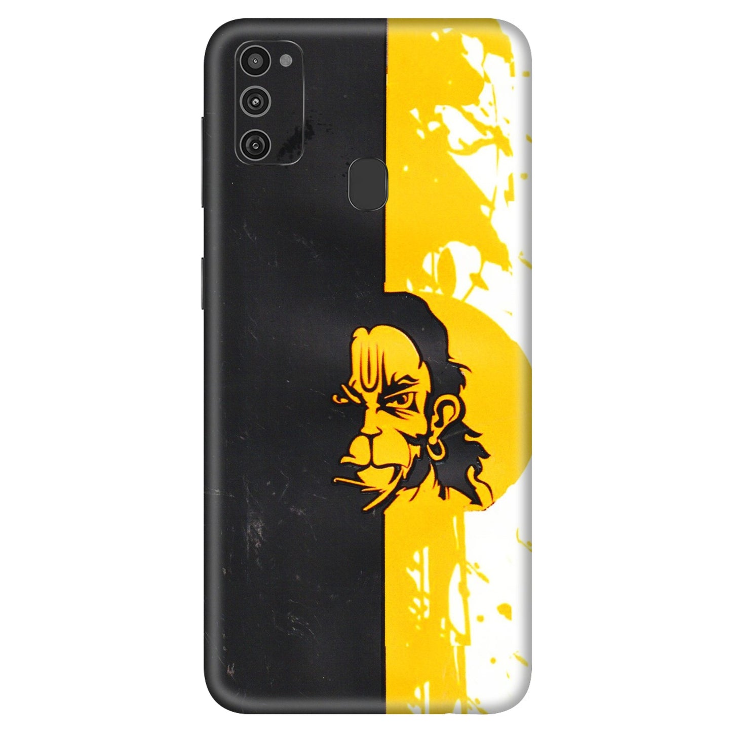 Samsung M/F/Note/Flip and C Phone Skins (All Models) - Bajrangbali - 3D Embossed Finish (L-151) Samsung Galaxy M21