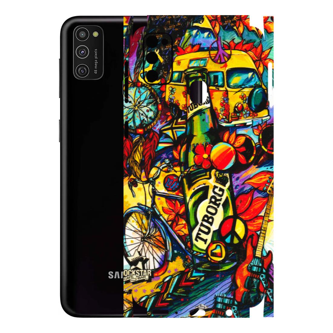 Samsung M/F/Note/Flip and C Phone Skins (All Models) - Cool Beer Bottle - 3D Embossed Finish (L-193) Samsung Galaxy M21