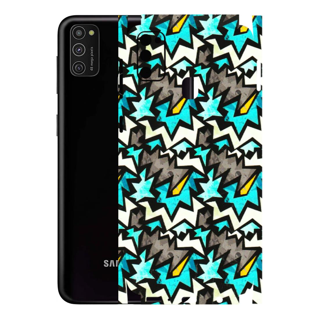 Samsung M/F/Note/Flip and C Phone Skins (All Models) - Funky Zig Zag - 3D Embossed Finish (L-223) Samsung Galaxy M21