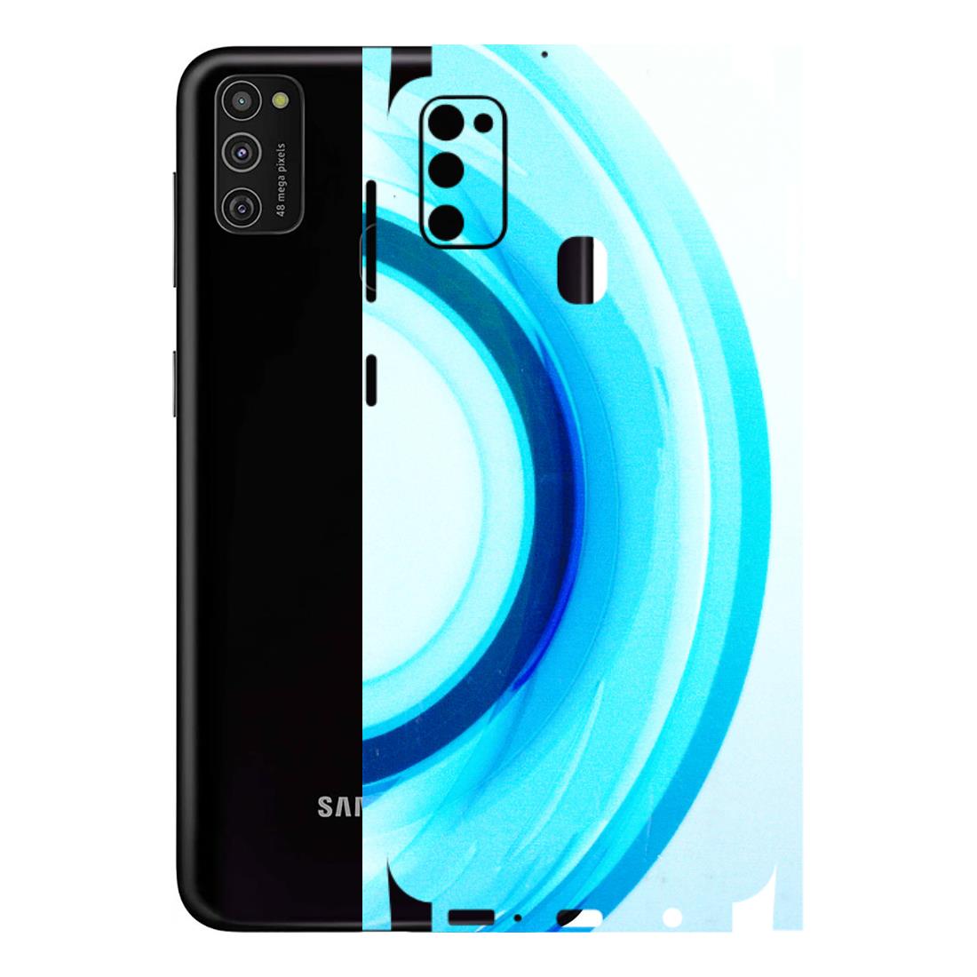 Samsung M/F/Note/Flip and C Phone Skins (All Models) - The Blue Curve - 3D Embossed Finish (L-244) Samsung Galaxy M21