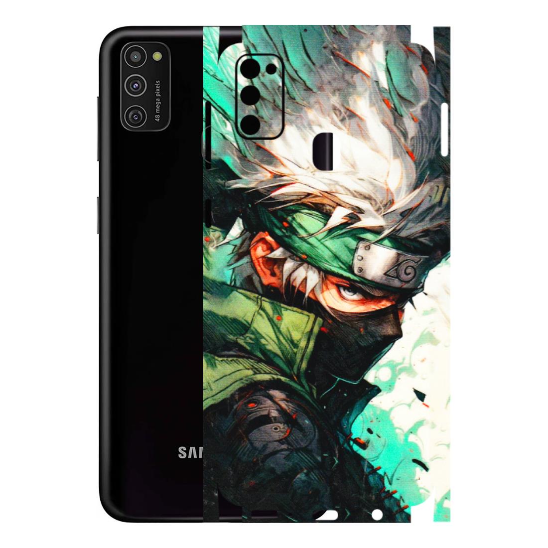 Samsung M/F/Note/Flip and C Phone Skins (All Models) - Kakashi Side Profile - 3D Embossed Finish (L-249) Samsung Galaxy M21