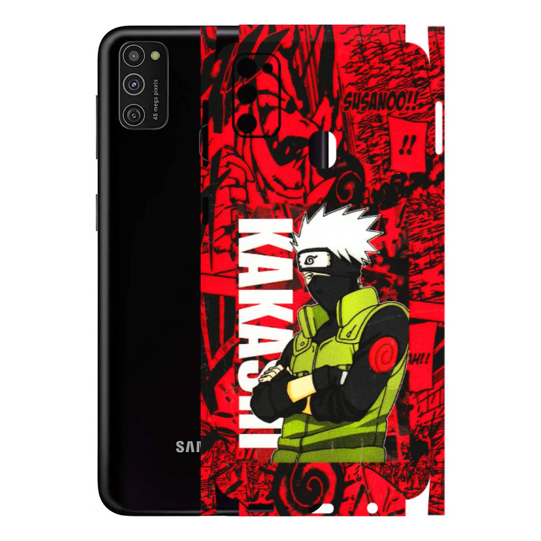 Samsung M/F/Note/Flip and C Phone Skins (All Models) - Kakashi Red Anime - 3D Embossed Finish (L-251) Samsung Galaxy M21