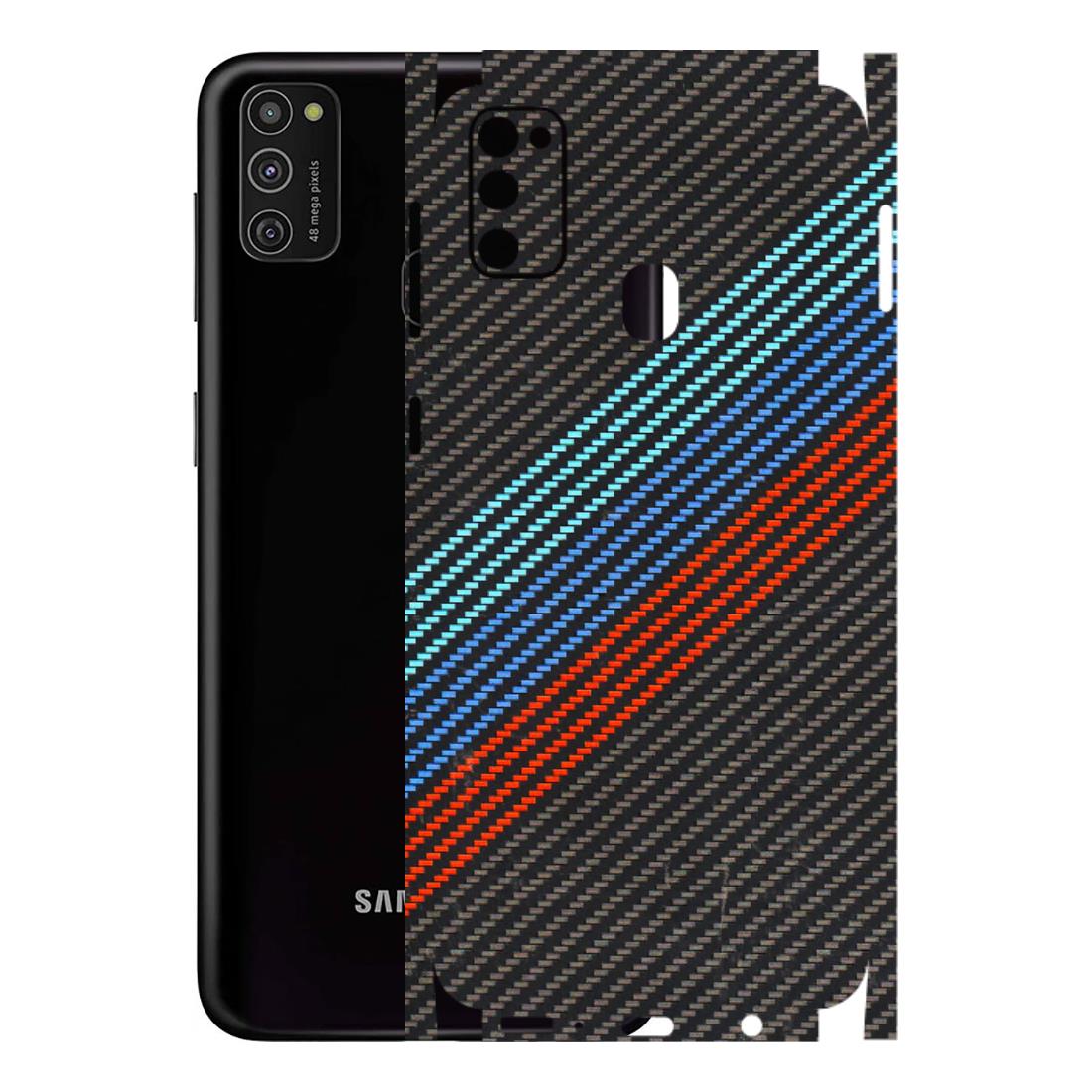 Samsung M/F/Note/Flip and C Phone Skins (All Models) - Carbon BM - 3D Embossed Finish (L-302) Samsung Galaxy M21