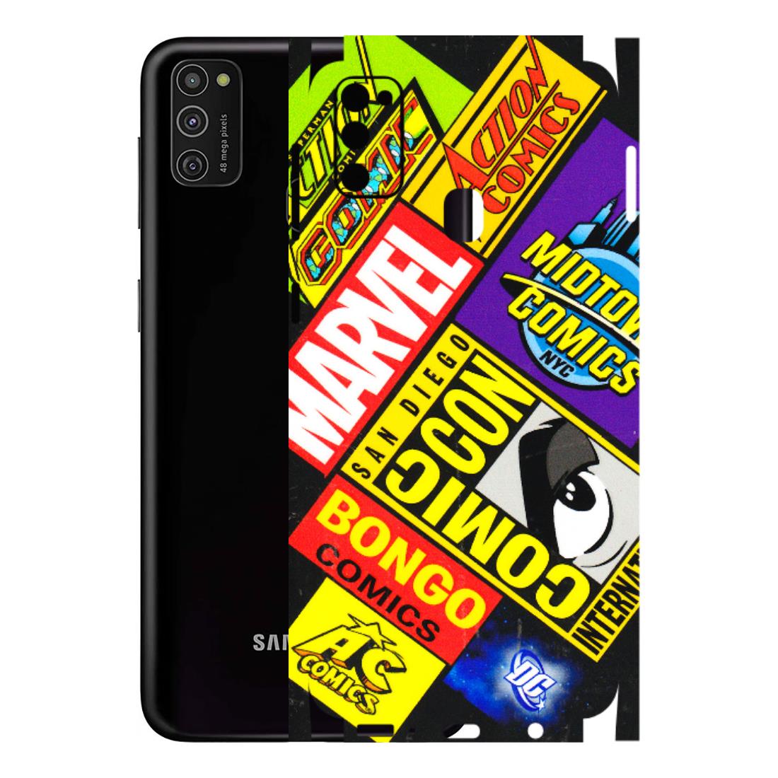 Samsung M/F/Note/Flip and C Phone Skins (All Models) - Bongo Comic Con - 3D Embossed Finish (L-325) Samsung Galaxy M21