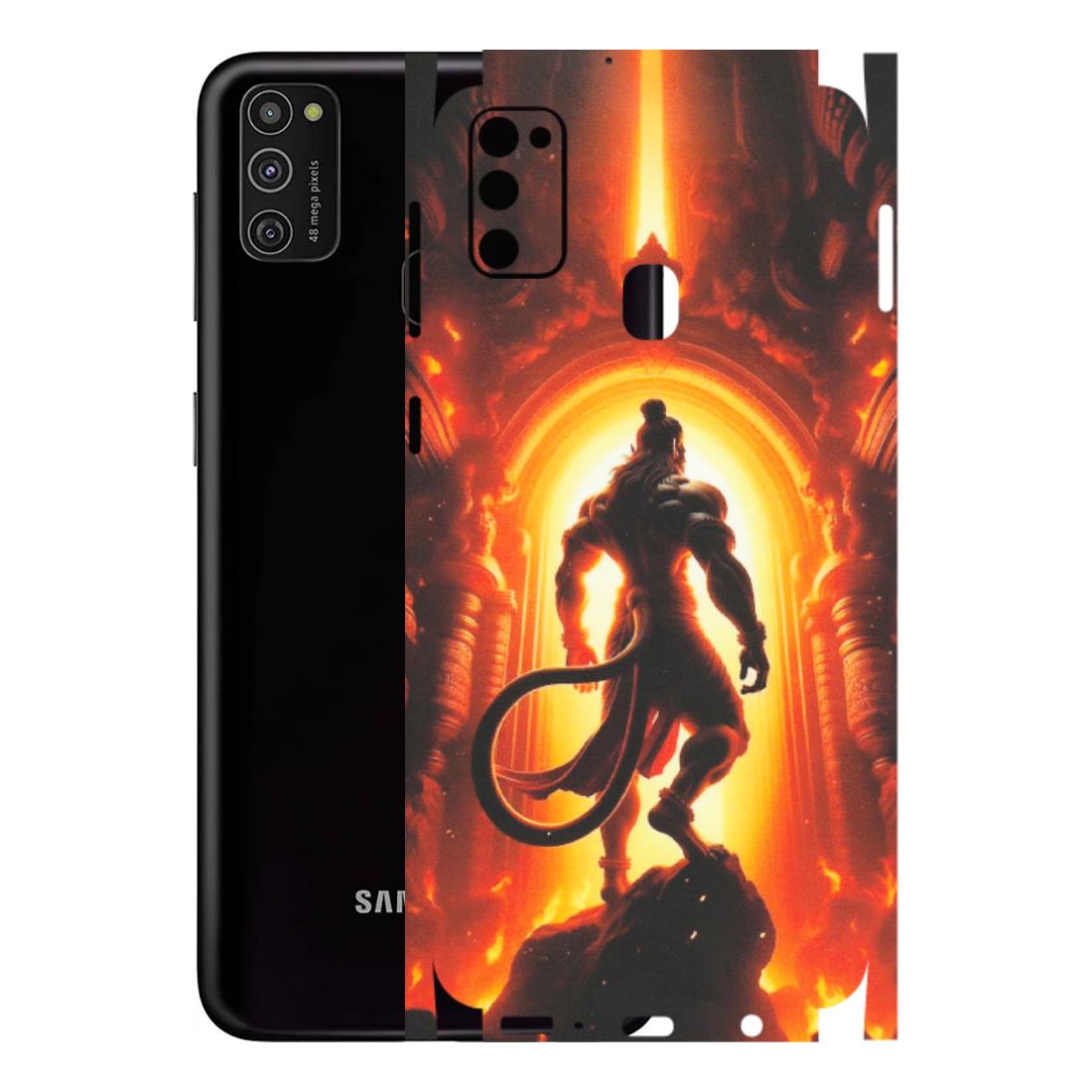 Samsung M/F/Note/Flip and C Phone Skins (All Models) - HanumanJi - Matte Finish (M-06) Samsung Galaxy M21