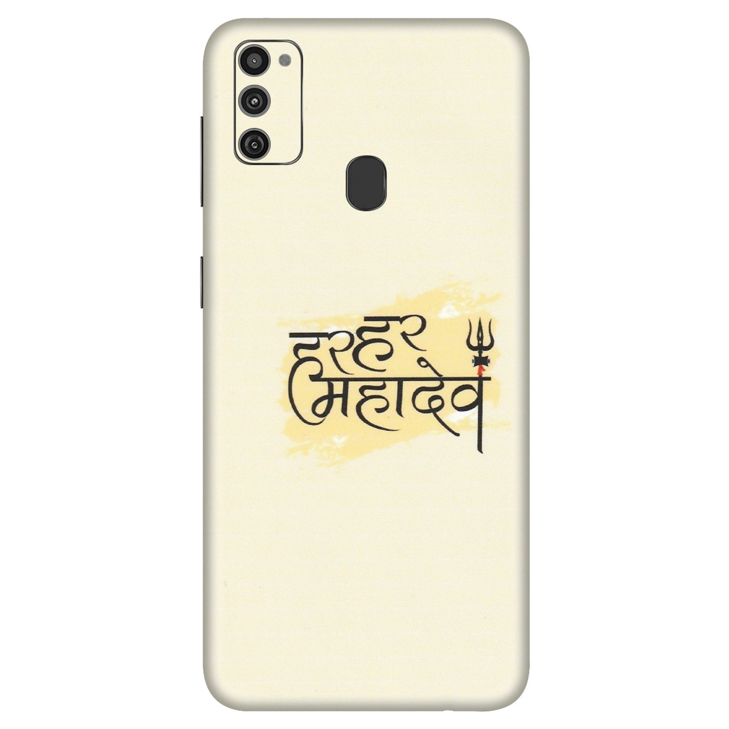 Samsung M/F/Note/Flip and C Phone Skins (All Models) - Har Har Mahadev - Matte Finish (M-10) Samsung Galaxy M21