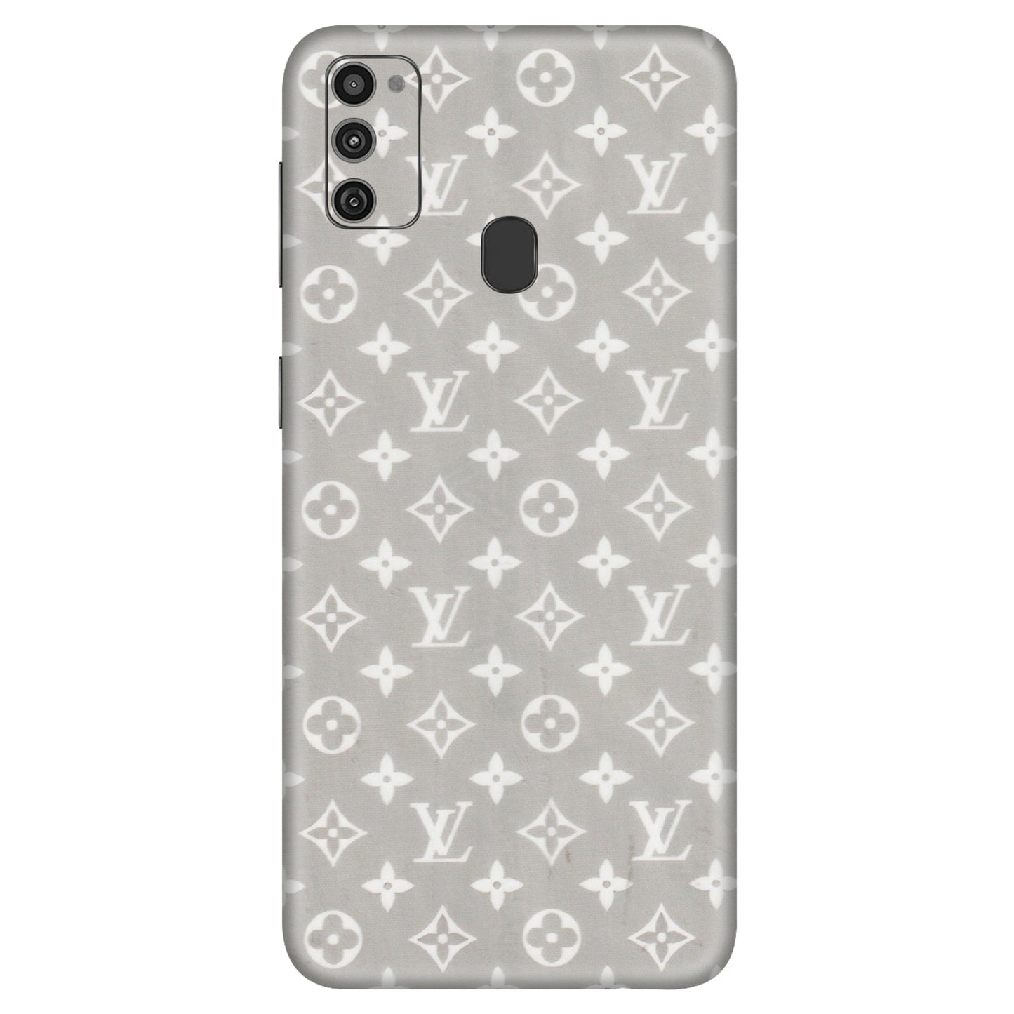 Samsung M/F/Note/Flip and C Phone Skins (All Models) - Luxury Brands Logo - Transparent Finish (T-07) Samsung Galaxy M21