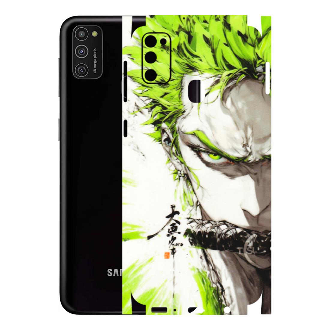 Samsung M/F/Note/Flip and C Phone Skins (All Models) - Roro Taku Anime - Transparent Finish (T-18) Samsung Galaxy M21
