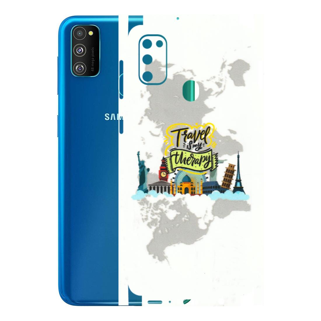 Samsung M/F/Note/Flip and C Phone Skins (All Models) - Travel Therapy - 3D Embossed Finish (L-199) Samsung Galaxy M30S