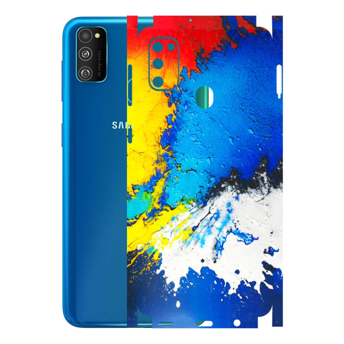 Samsung M/F/Note/Flip and C Phone Skins (All Models) - Acrylic Paint Spill - 3D Embossed Finish (L-229) Samsung Galaxy M30S