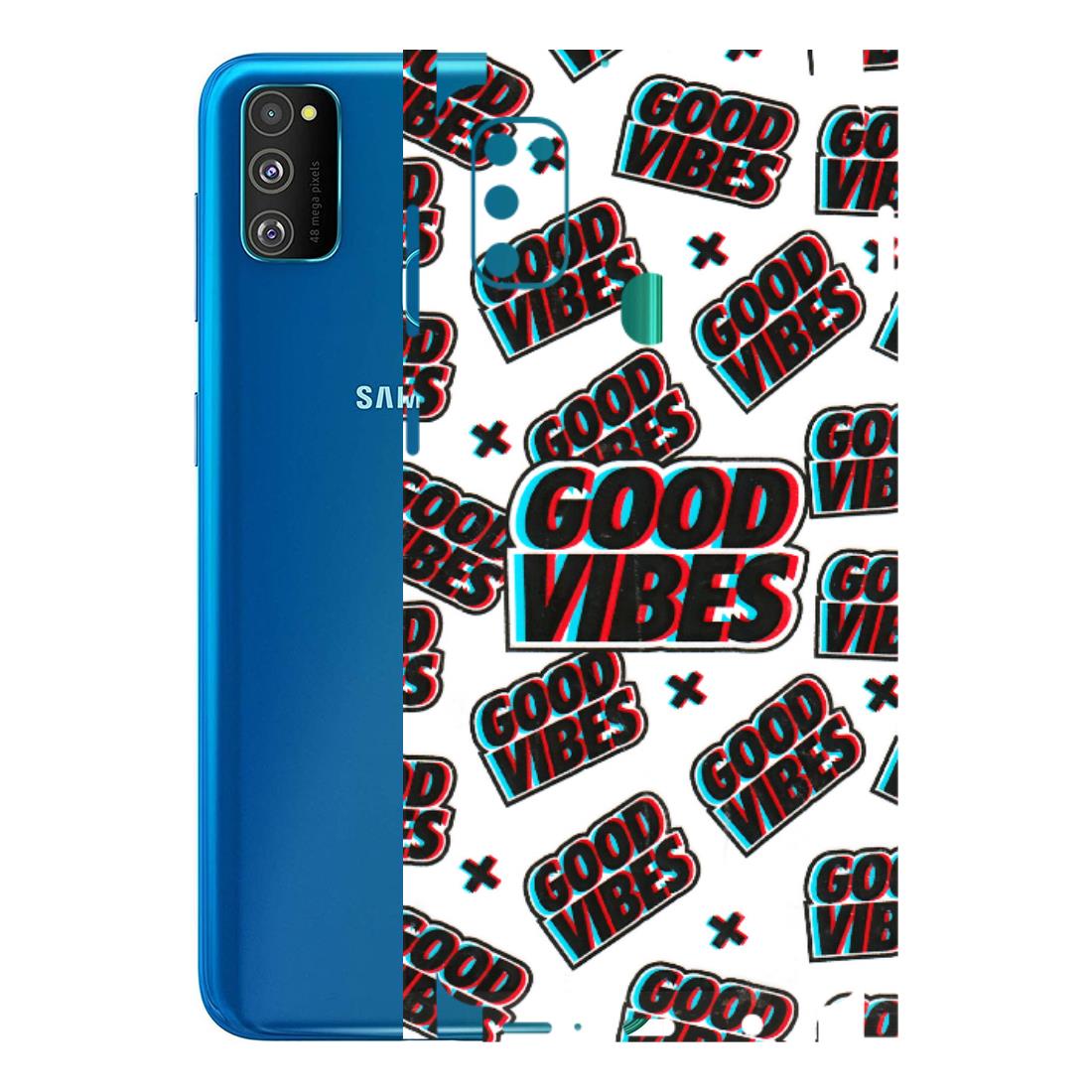 Samsung M/F/Note/Flip and C Phone Skins (All Models) - Good Vibes - 3D Embossed Finish (L-282) Samsung Galaxy M30S