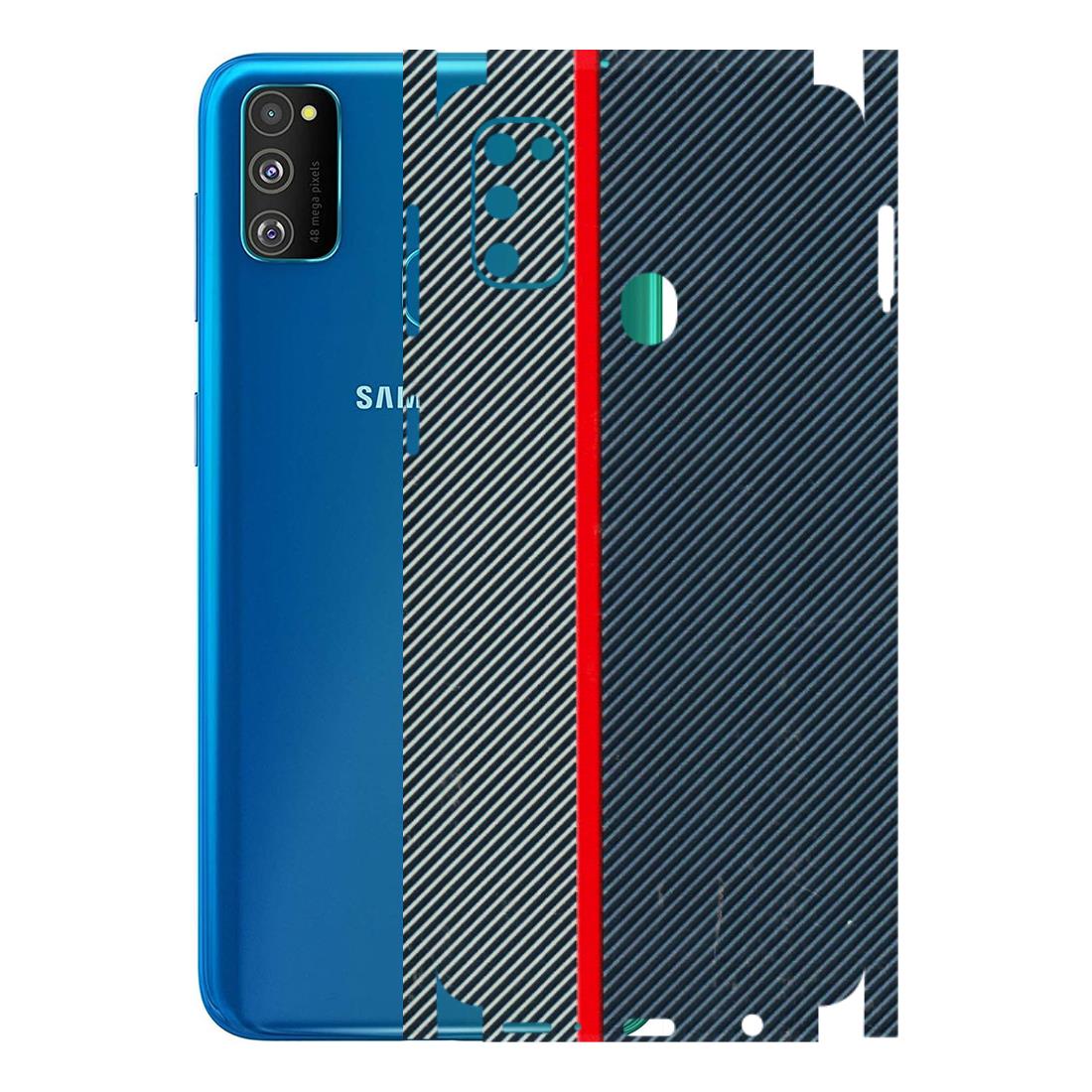 Samsung M/F/Note/Flip and C Phone Skins (All Models) - Blue Sober Lines - 3D Embossed Finish (L-305) Samsung Galaxy M30S