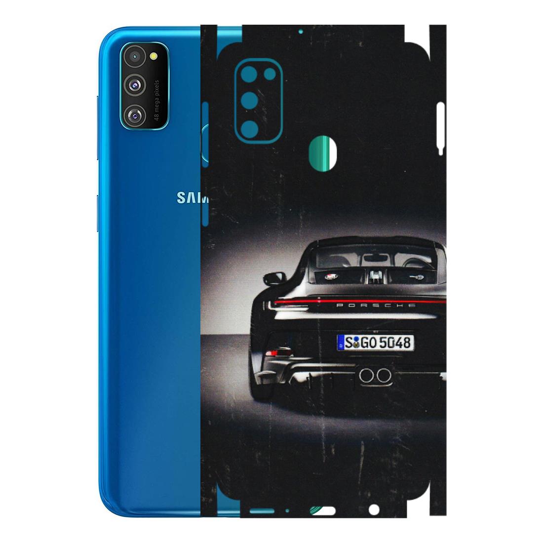 Samsung M/F/Note/Flip and C Phone Skins (All Models) - New Black Porsche GT3 - 3D Embossed Finish (L-327) Samsung Galaxy M30S