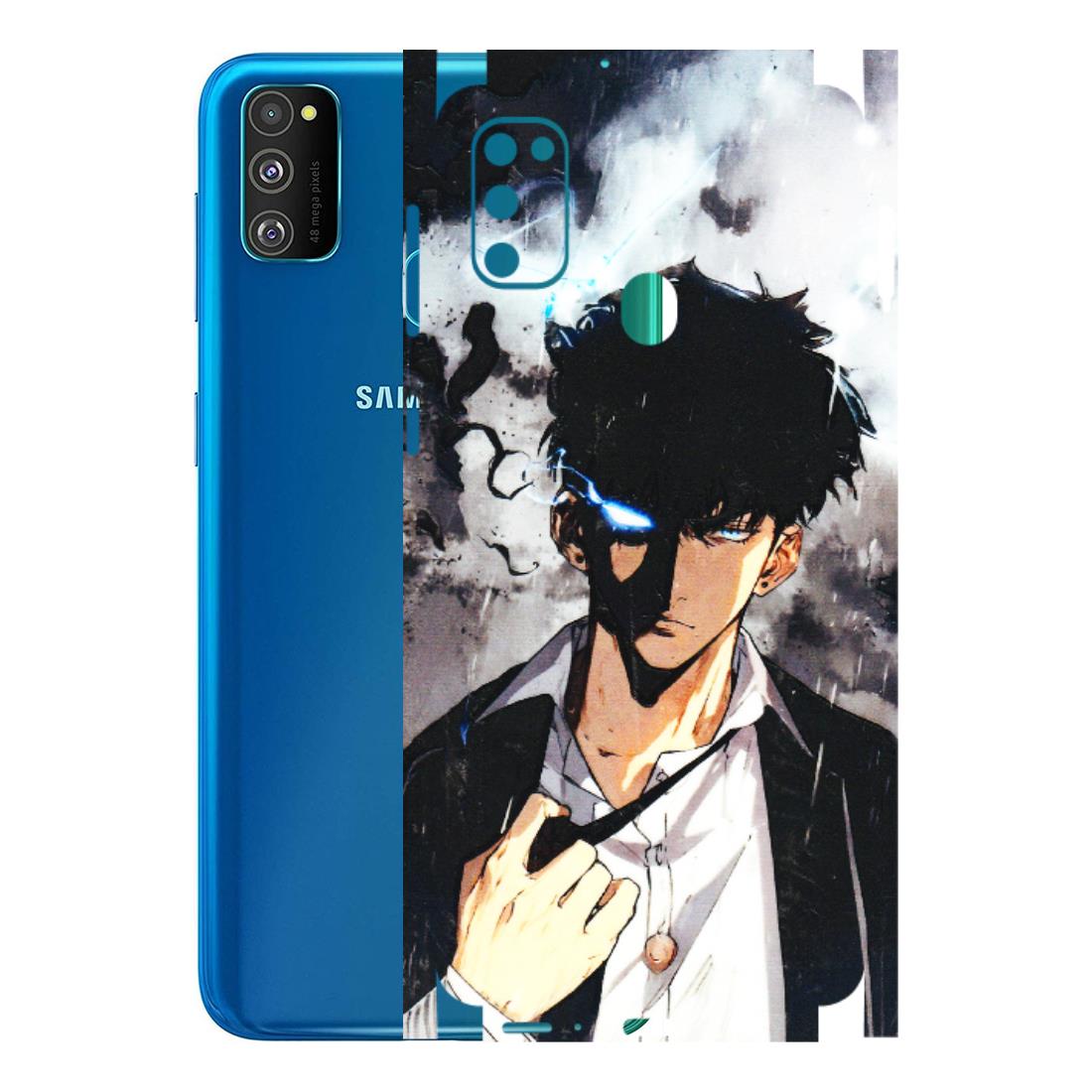 Samsung M/F/Note/Flip and C Phone Skins (All Models) - Sung Jinwoo Manhwa Anime - 3D Embossed Finish (L-328) Samsung Galaxy M30S