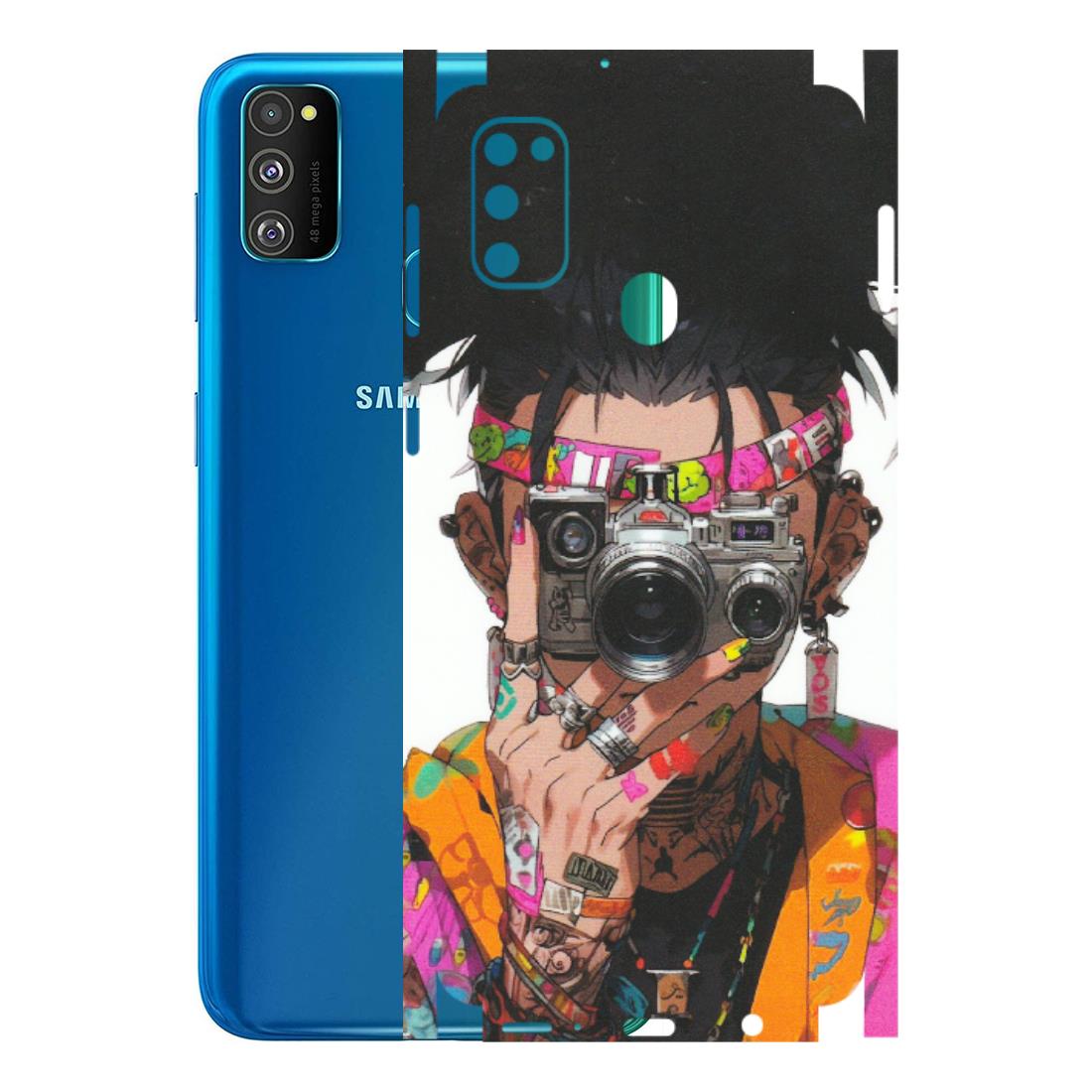Samsung M/F/Note/Flip and C Phone Skins (All Models) - Camera Lover Girl - Matte Finish (M-09) Samsung Galaxy M30S