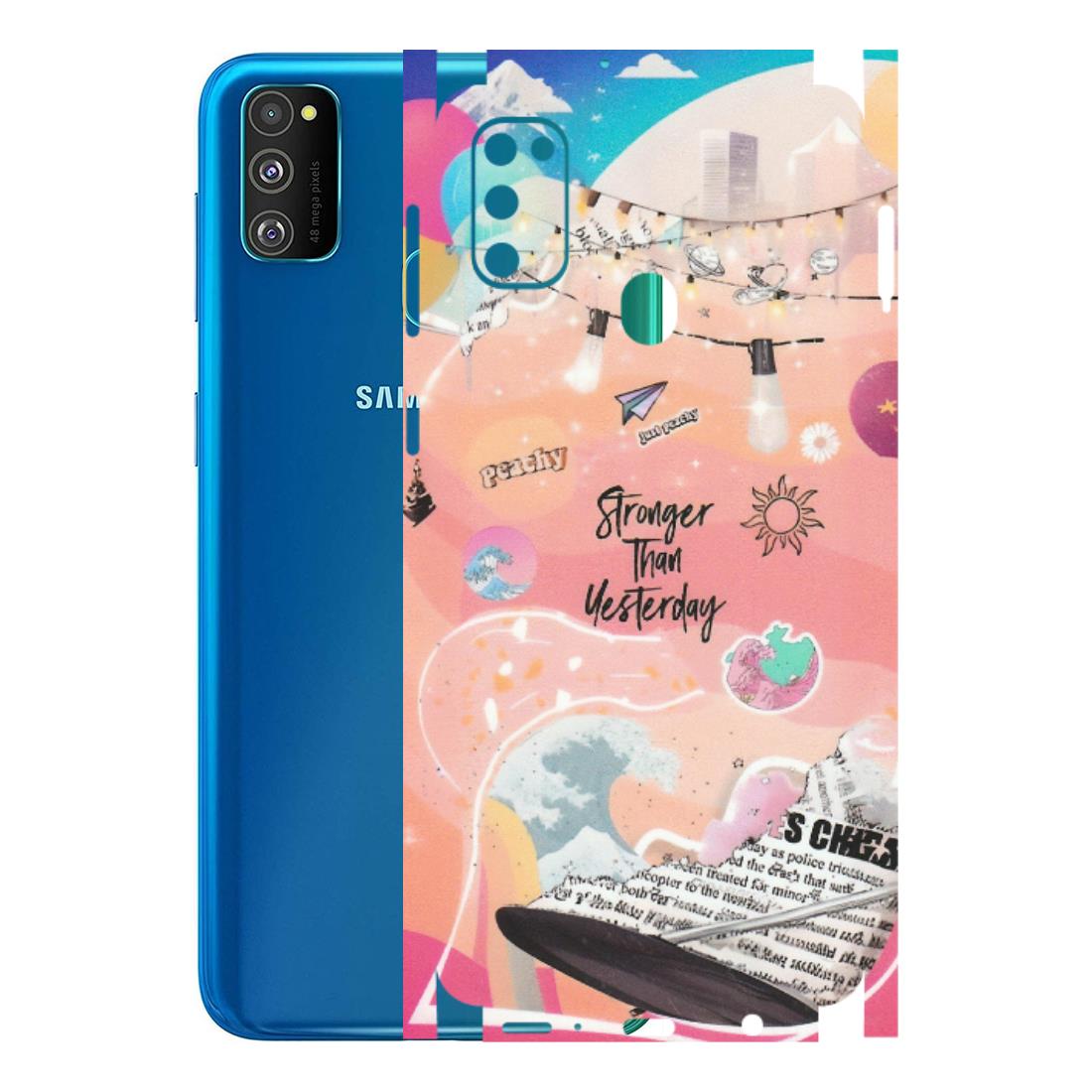 Samsung M/F/Note/Flip and C Phone Skins (All Models) - Stronger Then Yesterday - Matte Finish (M-128) Samsung Galaxy M30S