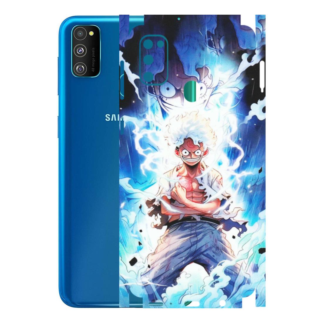 Samsung M/F/Note/Flip and C Phone Skins (All Models) - Blue Thunder Luffy Anime - Matte Finish (M-132) Samsung Galaxy M30S