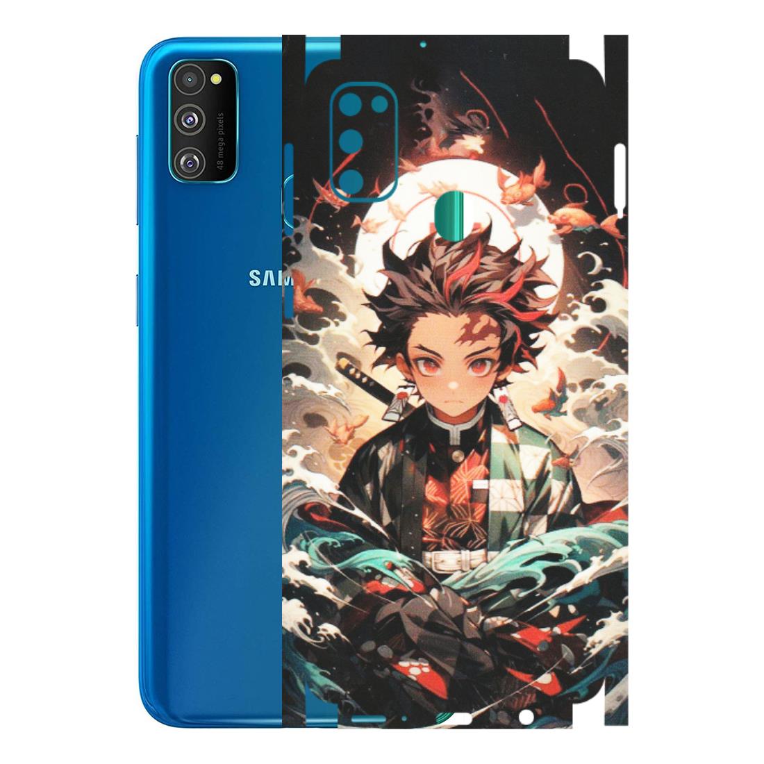 Samsung M/F/Note/Flip and C Phone Skins (All Models) - Tanjiro Demon Slayer Anime - Matte Finish (M-158) Samsung Galaxy M30S