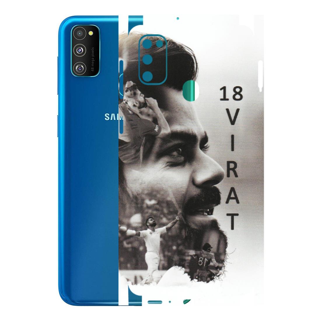 Samsung M/F/Note/Flip and C Phone Skins (All Models) - Virat Kohli Cricketer - Matte Finish (M-163) Samsung Galaxy M30S