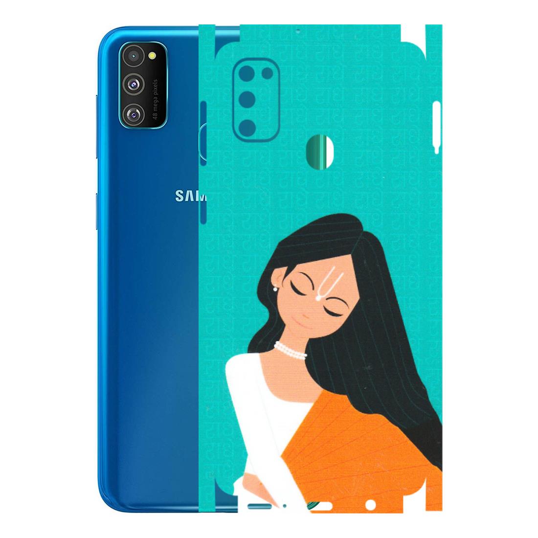 Samsung M/F/Note/Flip and C Phone Skins (All Models) - Radhe Radhe With Hindu Symbol - Matte Finish (M-164) Samsung Galaxy M30S