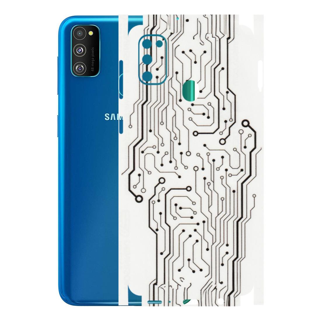 Samsung M/F/Note/Flip and C Phone Skins (All Models) - Tech Circuits - Transparent Finish (T-03) Samsung Galaxy M30S