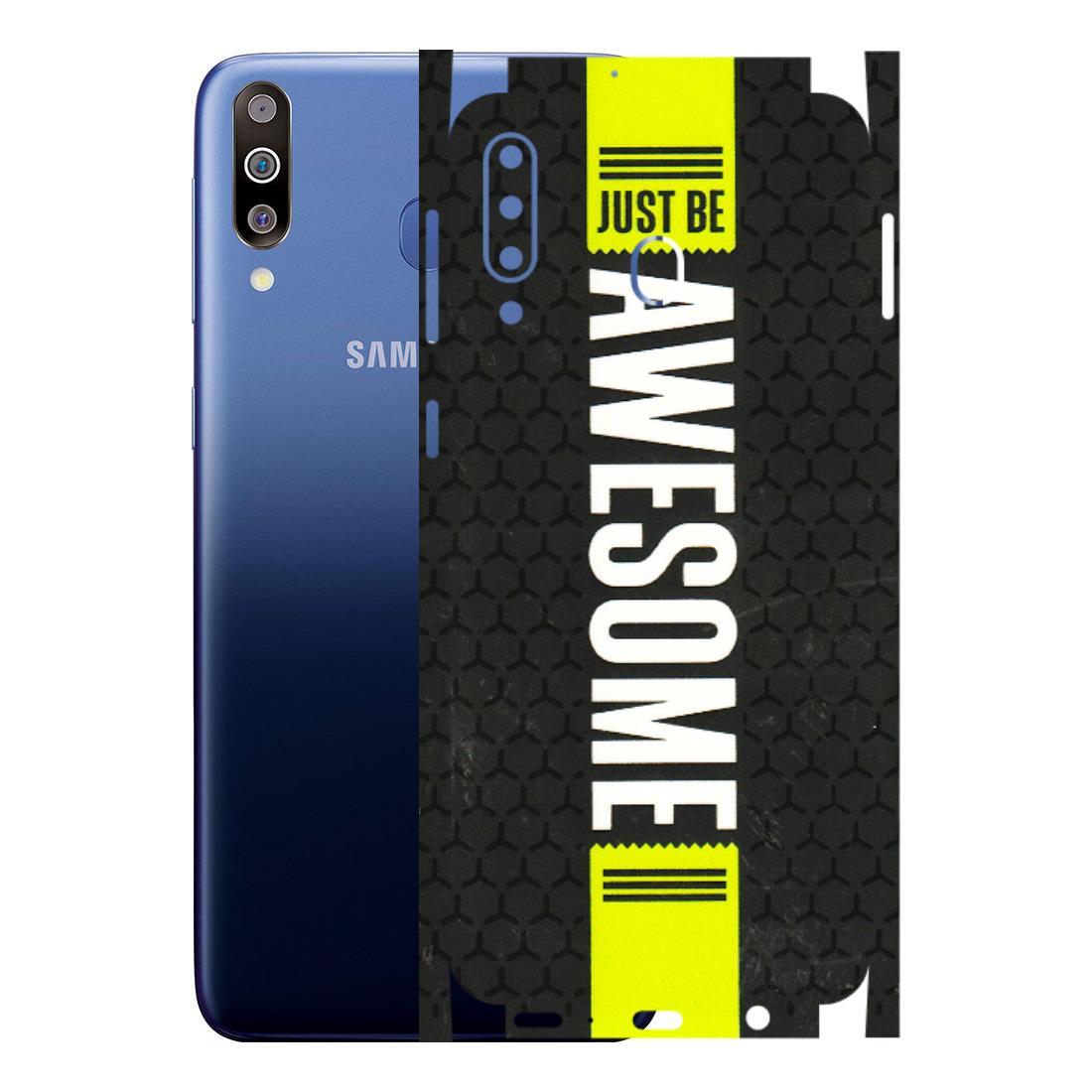 Samsung M/F/Note/Flip and C Phone Skins (All Models) - Just Be Awesome - 3D Embossed Finish (L-101) Samsung Galaxy M30