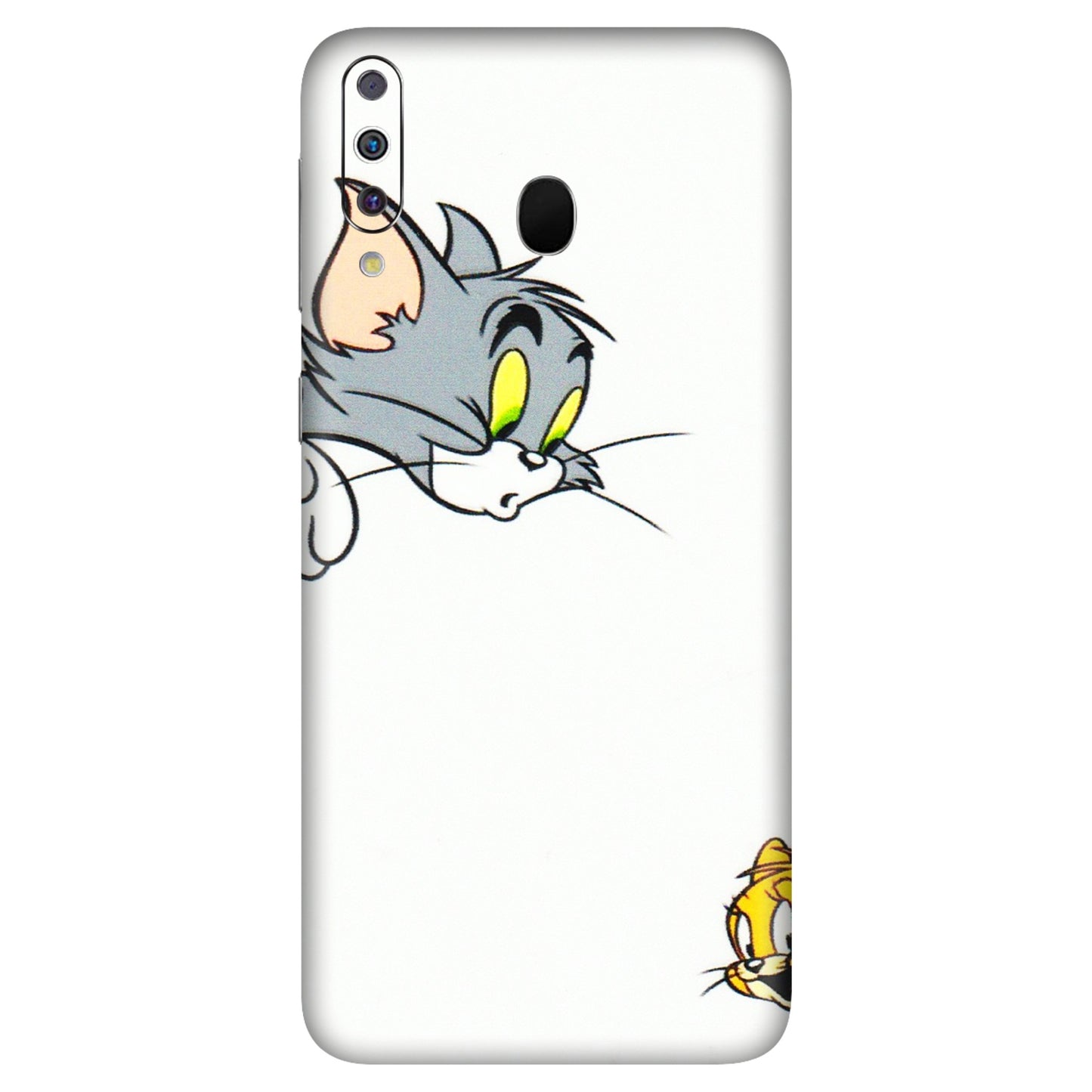 Samsung M/F/Note/Flip and C Phone Skins (All Models) - Cute Tom And Jerry - 3D Embossed Finish (L-220) Samsung Galaxy M30