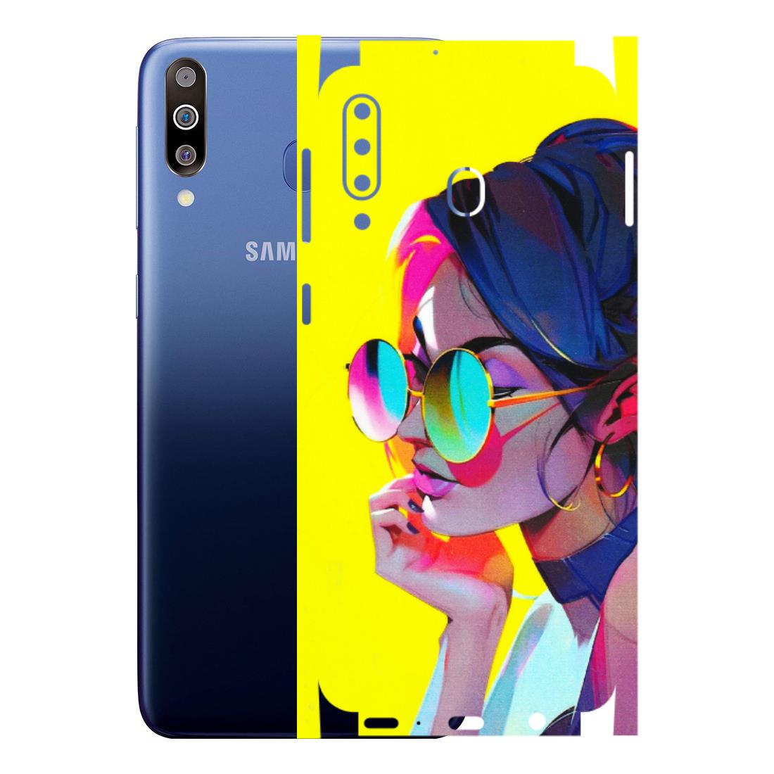Samsung M/F/Note/Flip and C Phone Skins (All Models) - Bold Stylish Girl - 3D Embossed Finish (L-222) Samsung Galaxy M30