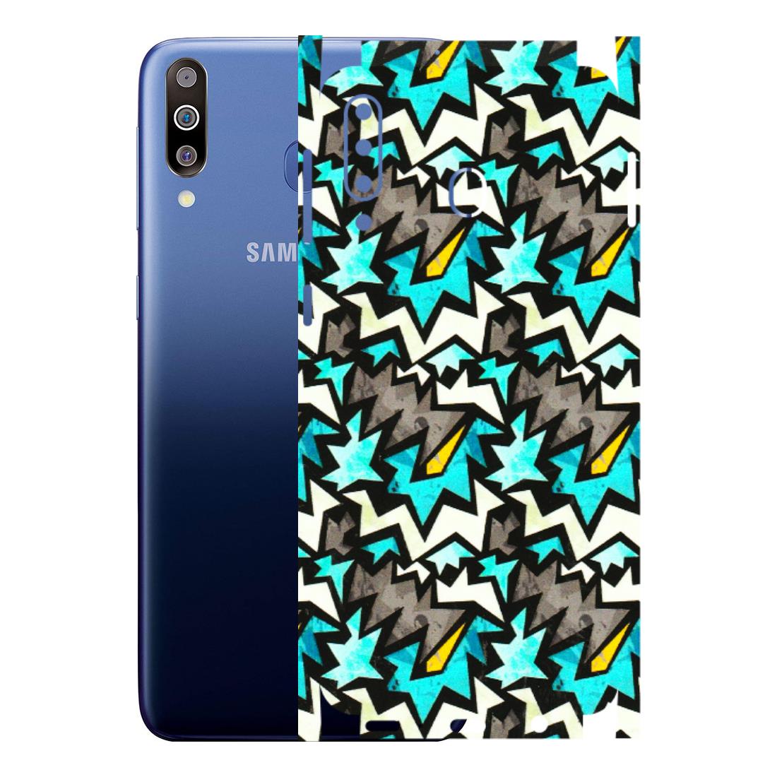 Samsung M/F/Note/Flip and C Phone Skins (All Models) - Funky Zig Zag - 3D Embossed Finish (L-223) Samsung Galaxy M30
