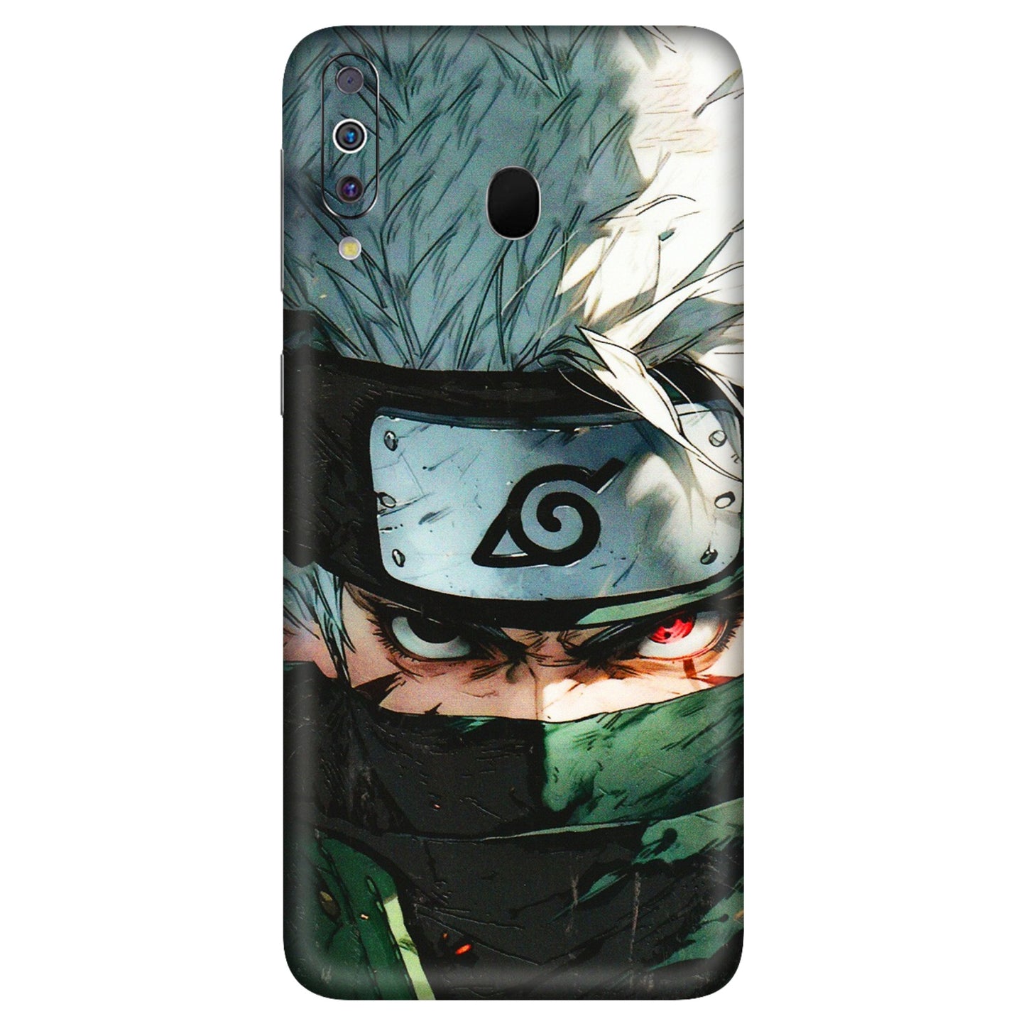 Samsung M/F/Note/Flip and C Phone Skins (All Models) - Kakashi Red Eye Focus - 3D Embossed Finish (L-227) Samsung Galaxy M30