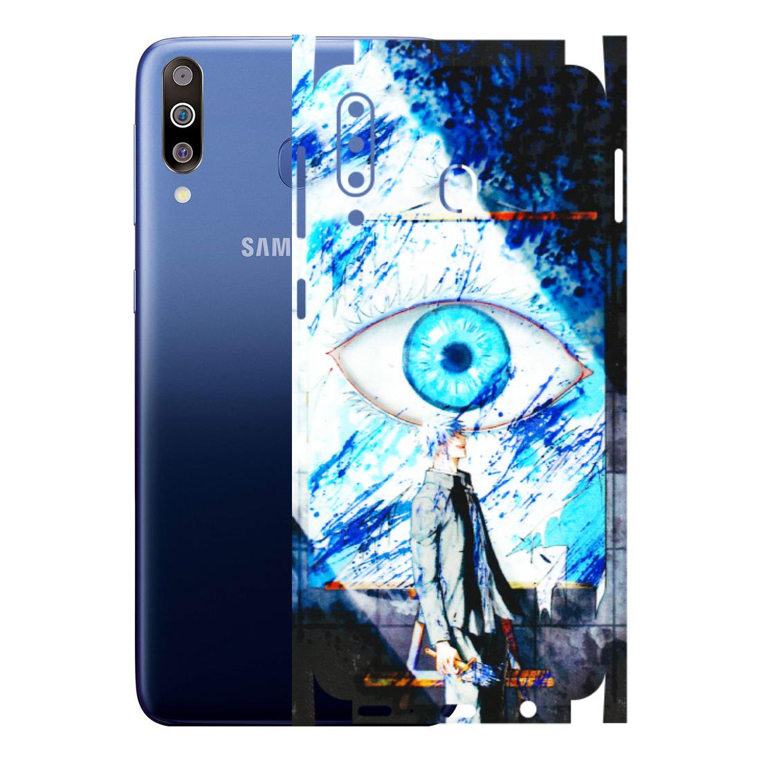 Samsung M/F/Note/Flip and C Phone Skins (All Models) - Gojo Satoru evil eye - 3D Embossed Finish (L-239) Samsung Galaxy M30