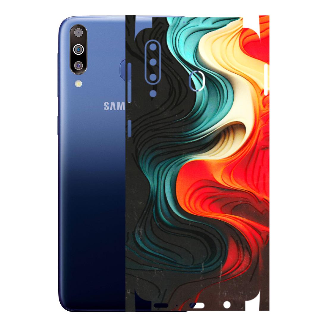 Samsung M/F/Note/Flip and C Phone Skins (All Models) - The Silky Swirl - 3D Embossed Finish (L-240) Samsung Galaxy M30