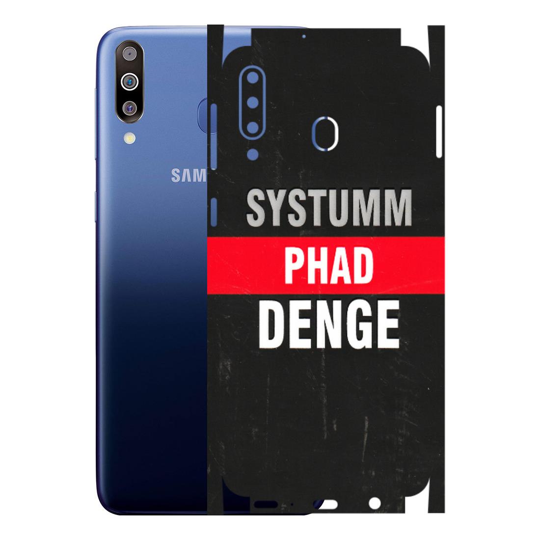 Samsung M/F/Note/Flip and C Phone Skins (All Models) - Systumm Phad Denge - 3D Embossed Finish (L-278) Samsung Galaxy M30