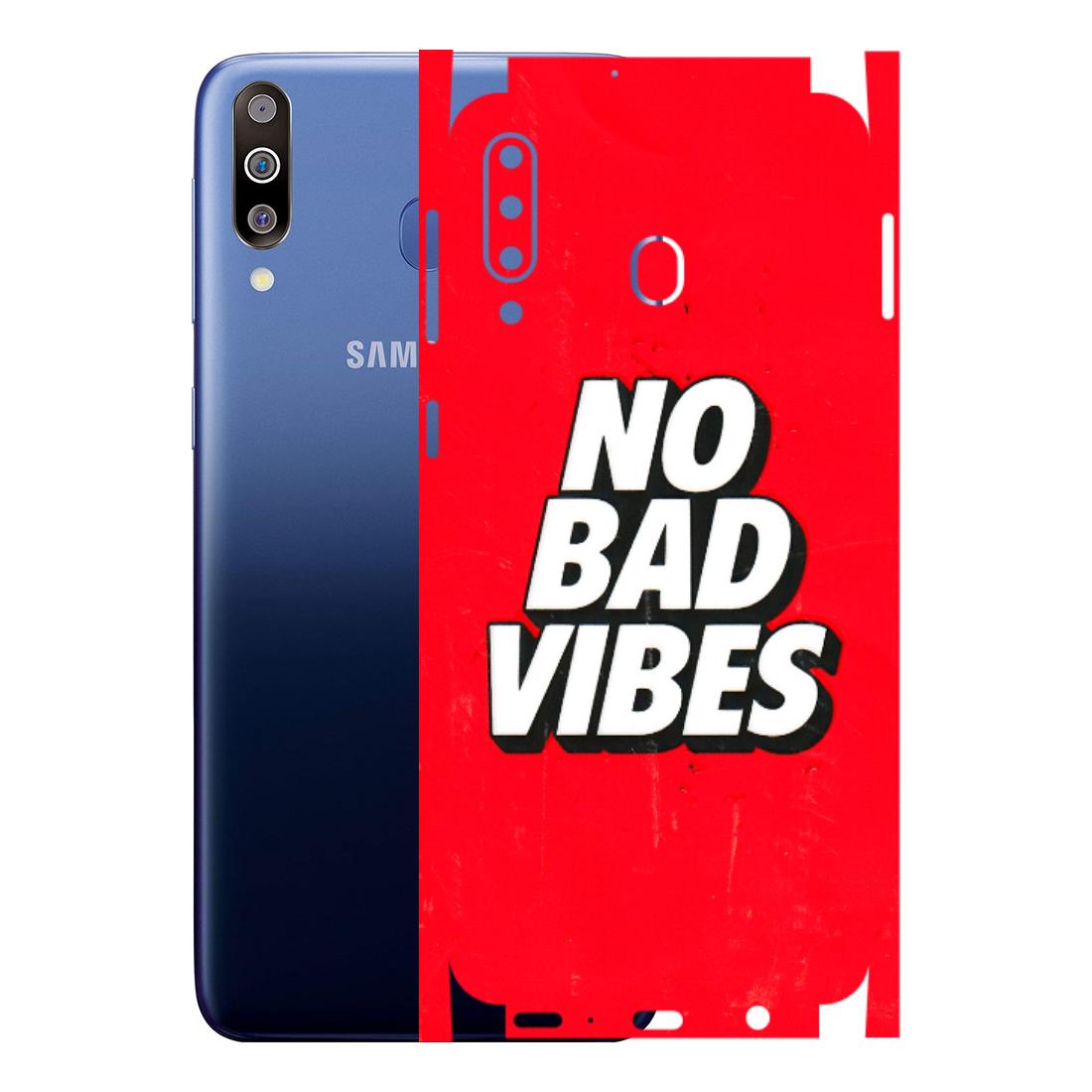 Samsung M/F/Note/Flip and C Phone Skins (All Models) - No Bad Vibes - 3D Embossed Finish (L-280) Samsung Galaxy M30