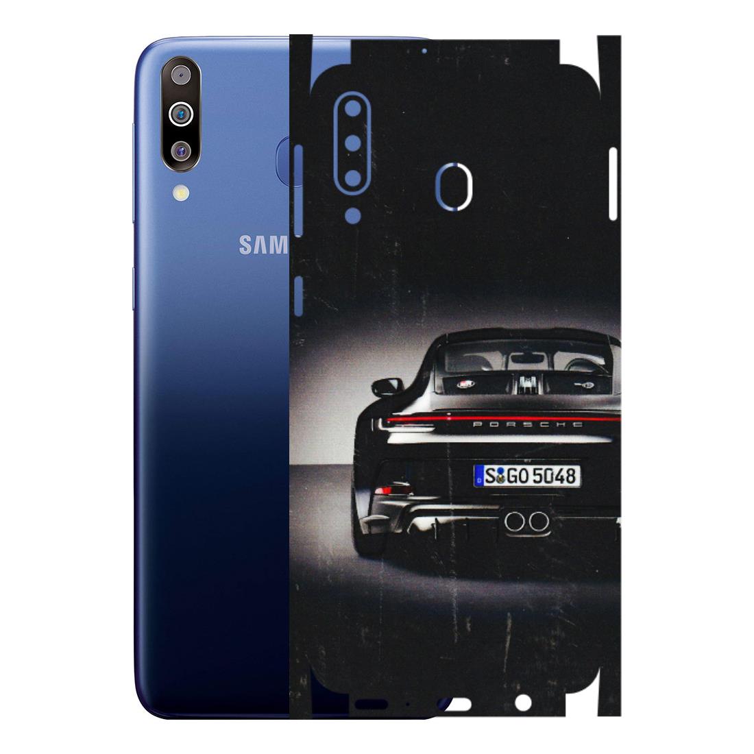 Samsung M/F/Note/Flip and C Phone Skins (All Models) - New Black Porsche GT3 - 3D Embossed Finish (L-327) Samsung Galaxy M30