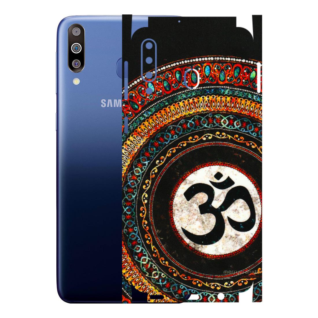 Samsung M/F/Note/Flip and C Phone Skins (All Models) - Aum Chant Abstract - 3D Embossed Finish (L-42) Samsung Galaxy M30