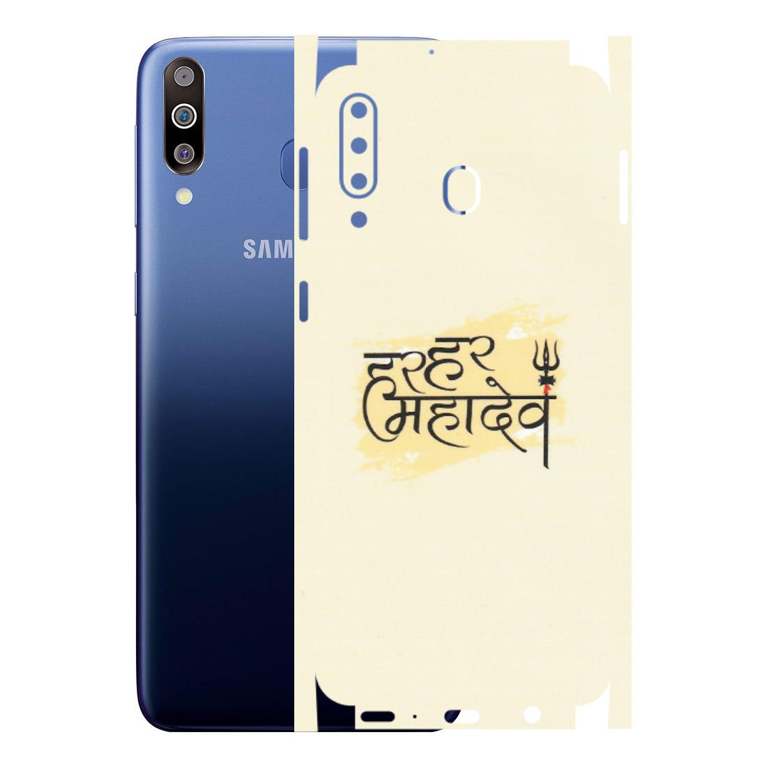 Samsung M/F/Note/Flip and C Phone Skins (All Models) - Har Har Mahadev - Matte Finish (M-10) Samsung Galaxy M30