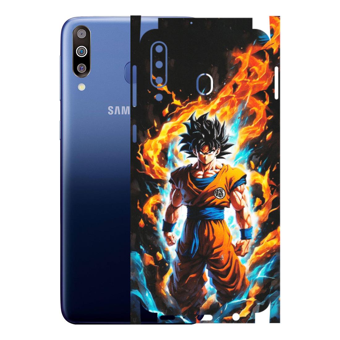 Samsung M/F/Note/Flip and C Phone Skins (All Models) - Goku Transformation Anime - Matte Finish (M-159) Samsung Galaxy M30
